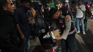 Polsek Metro Penjaringan Intensifkan Patroli KRYD, 10 Sepeda Motor Tanpa Surat Diamankan