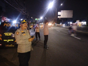 Polsek Medan Satria Gelar KRYD dan Patroli Skala Sedang Antisipasi Gangguan Kamtibmas