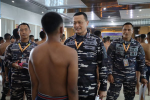 Wujudkan Generasi Baru TNI Al yang Unggul Profesional dan Berkarakter, Danlanal Dumai Hadiri Sidang Pantukhirda Caba dan Data PK TNI AL Panda Kodaeral l