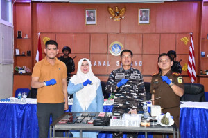 Lanal Sabang Bersama BNN Kota Sabang Laksanakan Penindakan Hukum Terhadap Rumah Diduga Pengedar Narkoba