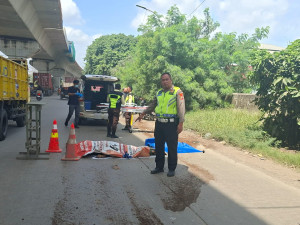 Kecelakaan Tunggal Pemotor Tewas di Jalan Martadinata Ancol, Arus Lalu Lintas Sempat Macet