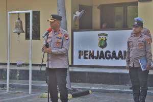 Apel Pagi Polres Kepulauan Seribu, Wakapolres Tekankan Implementasi Direktif Kapolda Metro Jaya