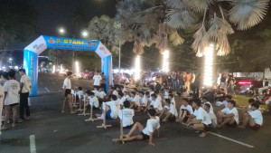 Meriahkan Hari Bhayangkara ke-80, Polres Metro Jakarta Pusat Gelar Night Run