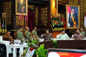 Perkuat Silaturahmi, Panglima TNI Hadiri Pertemuan Purnawirawan TNI di Kemhan