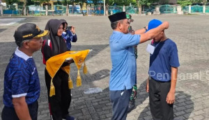 Danlanal Sibolga Hadiri Pembukaan Persami Dalam Upaya Pembinaan Karakter Remaja di Kota Sibolga