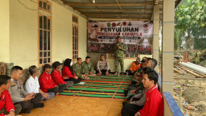 TNI Gelar Penyuluhan Pencegahan Karhutla di Kabupaten Sambas