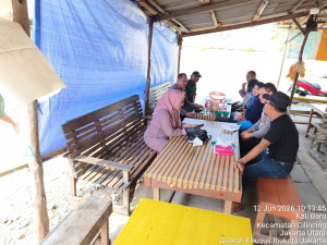Kapolsek Cilincing Ajak Warga Aktifkan Siskamling dan Cegah Tawuran Lewat Program Jaga Jakarta On The Spot