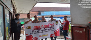 Polsek Pademangan Gelar Jumat Curhat di Pasar Elang untuk Serap Aspirasi Warga