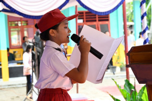 Surat Cinta Siswi dari Pulau Terluar untuk Presiden: Fasilitas Sekolah Lengkap, Dapat MBG Pula