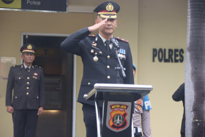 Polres Kepulauan Seribu Gelar Upacara Bela Negara, Perkuat Semangat Nasionalisme Personal