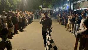 Cegah Tawuran Remaja, Polsek Koja Gelar Lomba Lari Malam